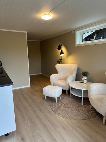 Hesseng Apartment | Modern studio apartment with wood-fired sauna