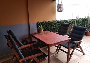 Under palm and banana trees, a 15-minute walk from the sea, in Callao Salvaje