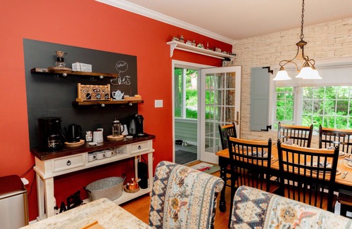 Wilmington House | Adirondack Fall Haven: Hot Tub, Fireplace, Coffee Bar, Dogs Welcome!