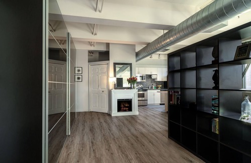 Downtown Edmonton Condo | Chic 2-bedroom Urban Loft Condo Near Rogers Place Ice District Downtown Edmonton