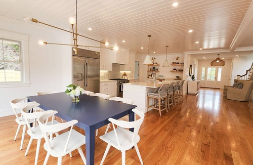 Katama House | Katama home with pool and on bike path! Walk to Edgartown and South Beach!