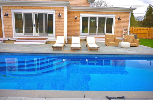 Katama House | Katama home with pool and on bike path! Walk to Edgartown and South Beach!