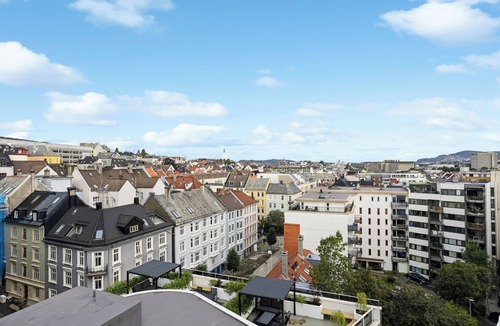 Sentrum Apartment | Top apartment with high standard in the city center. Terrace and walking distance to Bryggen.