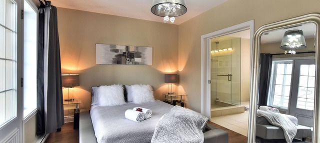 2 bedroom 2 bath, 2 balconies condo with free parking & Hi speed WIFI in Montréal