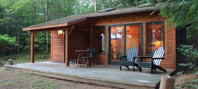 Adirondack Riverfront Retreat in Jay