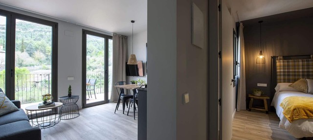 Apartment with terrace with spectacular views to Montserrat in Monistrol de Montserrat
