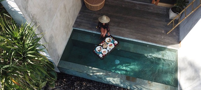 Bamboo Private Pool and Bathub in Buleleng