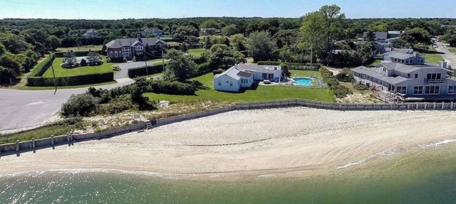 Beachfront Hamptons Getaway with beach access and a private pool! in Hampton Bays
