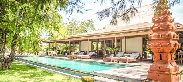 Beachfront Luxury Villa in Gili Meno in Gili Meno