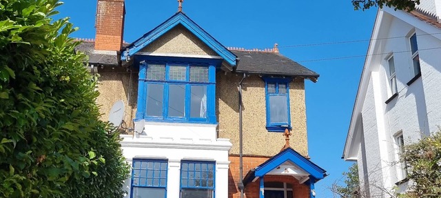 Blue House with character and charm in Reading