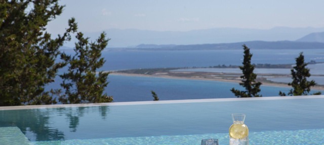 Brand New Villa Ionion Theasis Kallisti w/t endless sea view & private pool in Lefkada