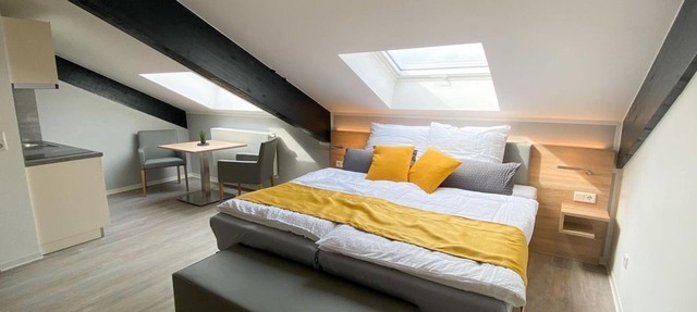 Business double room with kitchenette, shower WC - Boardinghouse Breitscheid in Breitscheid