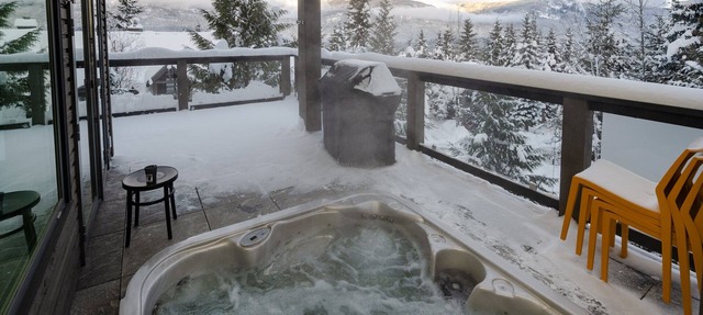 Chalet Champagne Luxury. TRUE ski in/out, 4 bed/4 bath Magnificent Views Hot Tub in Whistler