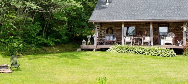 Charming Log Cabin on Private Pond Nestled in Woods Near Holiday Valley Resort in Great Valley