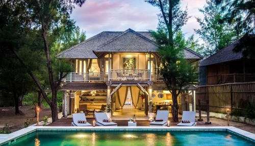 Coral Flora Villa Beach Front in Gili Trawangan
