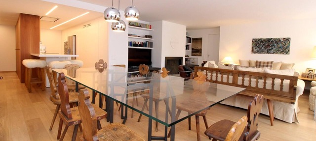 Fantastic view with stylish living in the center of St. Moritz in St. Moritz