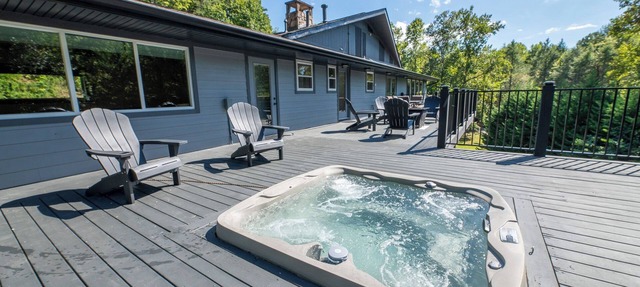 Hot Tub Dips, Family Cookouts, Fireside Sips, Pool Table Fun & Memorable Movie Nights - Hidden Hills in Gatlinburg