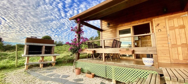 Lovely cottage with fenced off garden and stunning ocean views! in Cariño