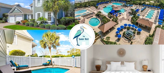 Luxury 4 Bed, 5 bath Villa w/Private Pool in Oceanfront North Beach Resort! in North Myrtle Beach