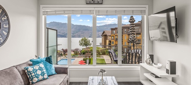Luxury Beachfront Penthouse Suite. Approved for short-term rentals. in West Kelowna