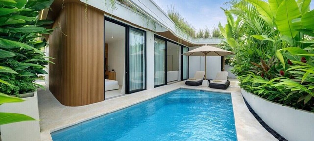 Modern 2BR in Ungasan's Best w Beach Access+Pool in Badung Regency