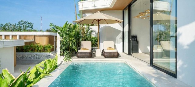 Modern 2BR Villa in Ungasan w Pool & Serene Garden in South Kuta
