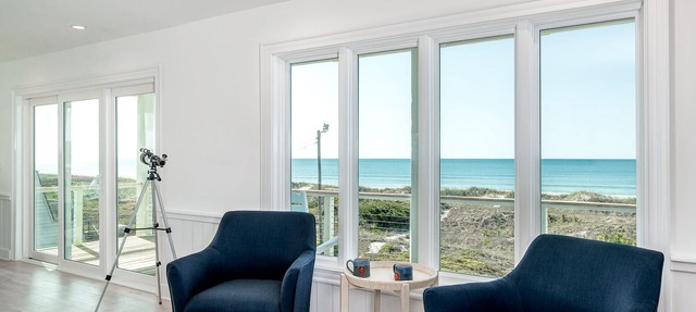Oceanfront 7 BR, private beach access, 3 levels of beachfront decks in Atlantic Beach