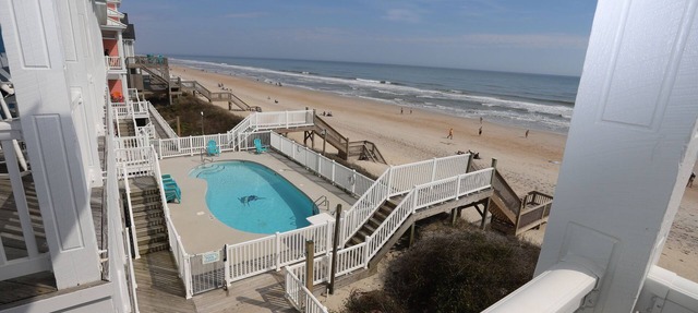 Oceanfront, Elevator, Early Check-In, Heated Pool, Step onto the Sand in Surf City