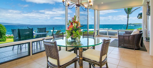 OCEANFRONT Platinum Five Star remodeled villa! FRONT ROW! Water views! 27G1-2 in Lahaina