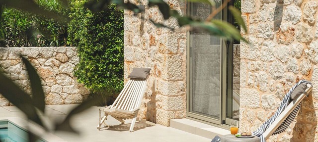 PAPADRIA VILLAS MODERN LUXURY VILLAS private swimming pool near KATHISMA BEACH in Tsoukalades