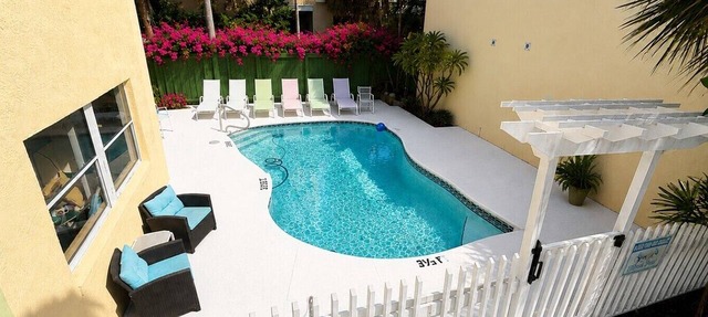 Penguins on the Beach | 2BR Steps to Beach & Downtown w/pool | Unit 6 in Cocoa Beach