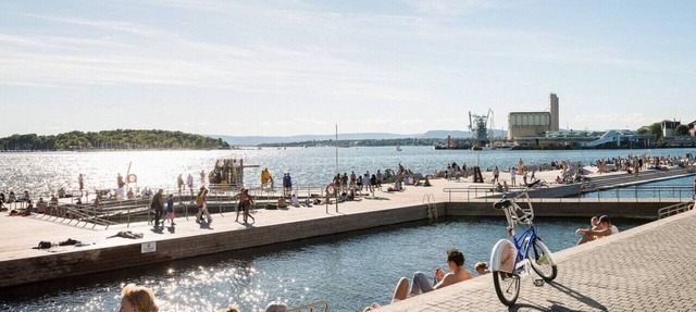 Penthouse med 37kvm Takterrasse I 700 m til Oslo S in Gamle Oslo