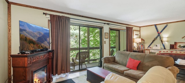 Pet Friendly Beech Condo w Fireplace+Walk to Lift! in Beech Mountain