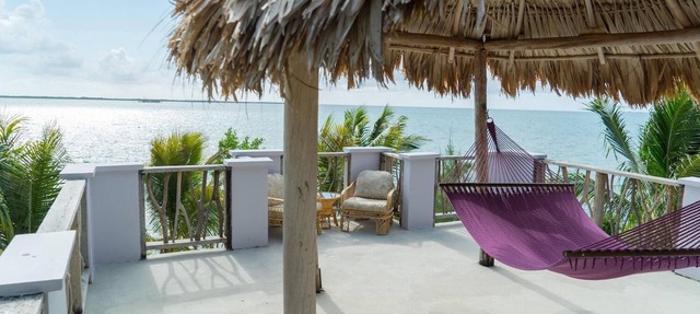 Premier Oceanfront Cabana w/Private Roof Patio & Incredible Ocean Views in Dangriga