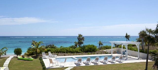 Private Beachfront Estate w/Heated Pool on Pink Sand Beach in Double Bay