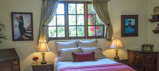 Private Zen Room in Elegant Tuscan Estate in Santa Barbara