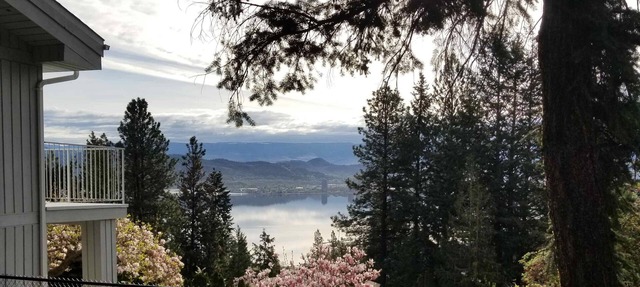 Quiet location with stunning view, close to downtown, wineries, beaches in West Kelowna