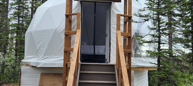 Riverfront Dome Retreat | Private Bath + Views in Calgary