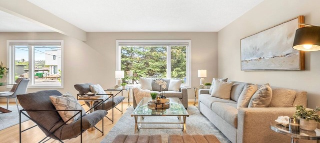 Riverfront Oasis on Calgary’s Best Street, AC, 5BR in Calgary