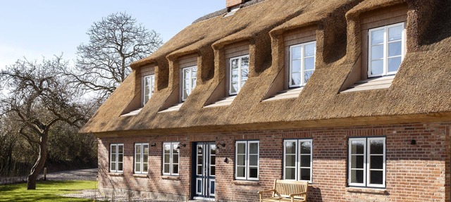 Romantic thatched roofs between the Schlei and the Baltic Sea in Hasselberg