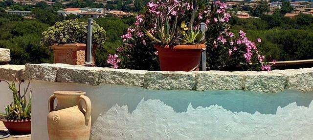San Teodoro large Villa Sleeps 7 air conditioning PRIVATE Pool⛱️ Ocean View in Suaredda-traversa