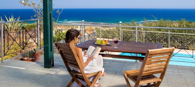 Sea View villa w/Private Pool, close to Elafonissi in Chania