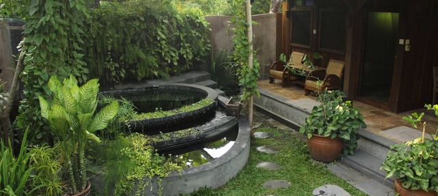 Single Room, with shared dipping pool, in an Antique Bungalow in Bantul