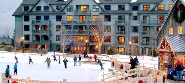 Spacious 4Br/4Bth Lodge With Ice Skating Pond, Heated Pool, 3 Min Walk To Ski in Stratton