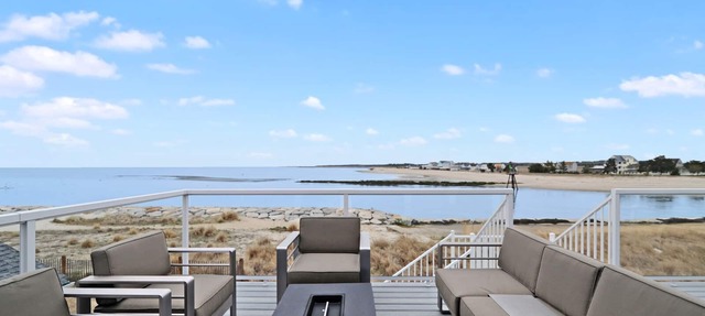 Spectacular Views New Waterfront Home, steps to the sand, in a sleepy beach town in Frederica