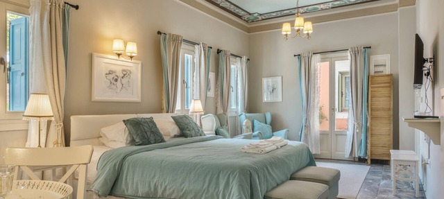 Studio 'No 2 Superior Symi Nautilus' with Sea View, Wi-Fi and Air Conditioning in Symi