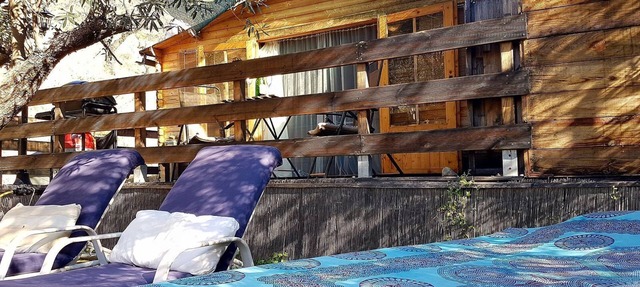 "The Luv Shack" Private Wooden Cabin with Aqua Bubble Spa and airconditioning in Monda