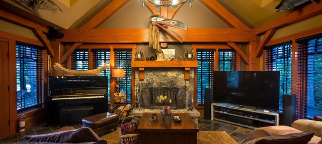 The Rustic West Meets Oceanfront Estate in Nanoose Bay
