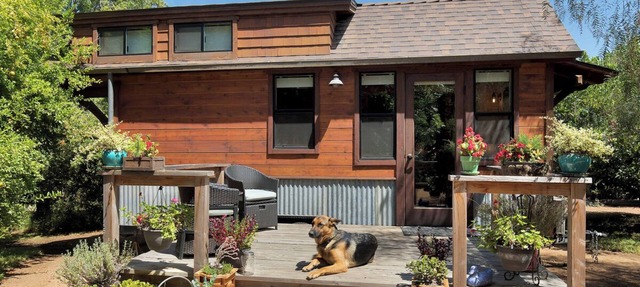 Tiny Cabin With Additional Open Air Sleeping Porch in Rainbow