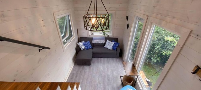 Tiny Delight Tiny House With Own Beach & Waterfall 7km To Inverness Cape Breton in Mabou